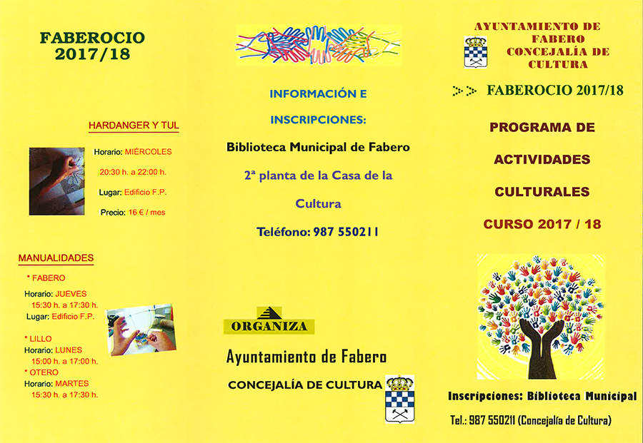 Fabero organiza multitud de actividades con FABEROCIO 2017/2018 2