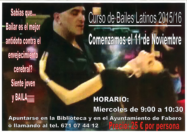 Cursos de Bailes Latinos 2015/15