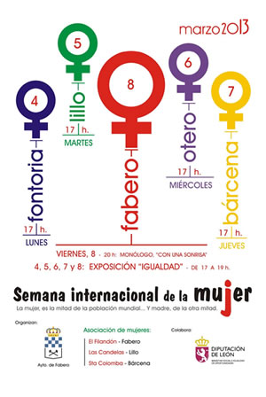 Del 4 al 8 de Marzo, Semana Internacional de la Mujer
