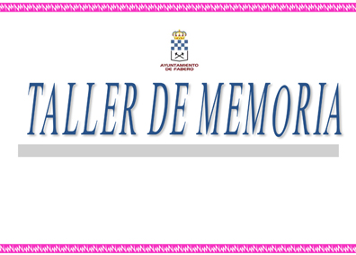 TALLER DE MEMORIA