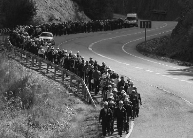 ACTO CONMEMORATIVO 25 ANIVERSARIO 1ª MARCHA MINERA (1992).