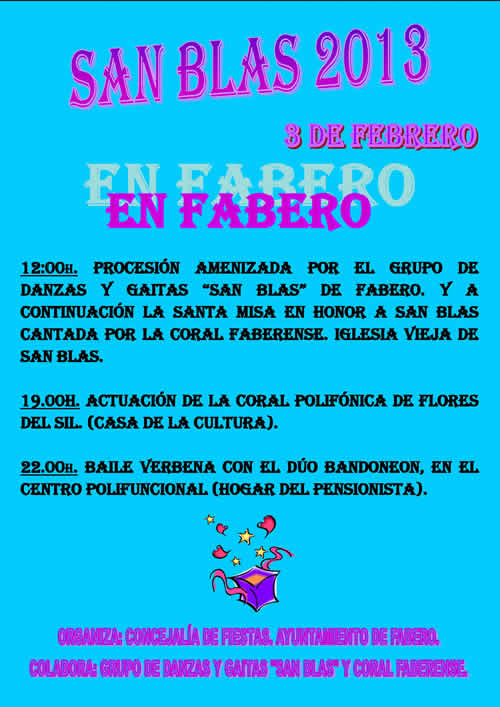 Fiesta de San Blas 2013 en Fabero