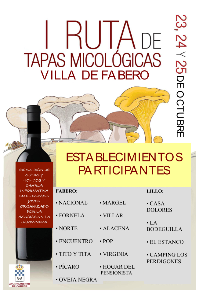 I Ruta de Tapas Micológicas Villa de Fabero